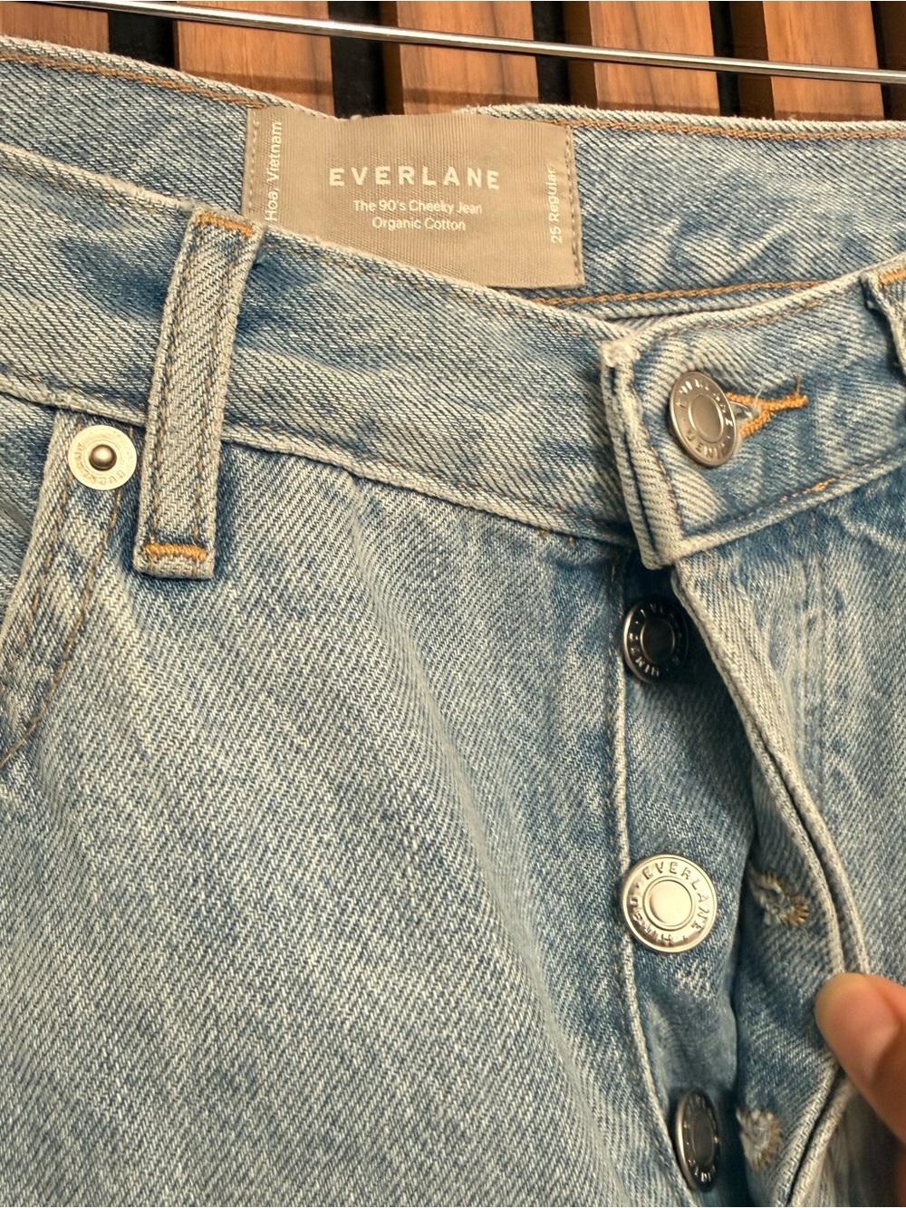Everlane Organic Cotton 90s Cheeky Jeans 25 Regular - Picture 2 of 5